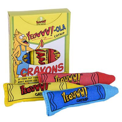Yeowww Catnip Crayons 3pk