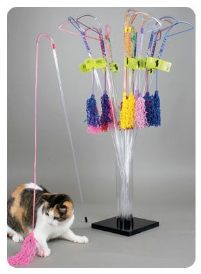 Vee Purrfect Curly Cat Toy