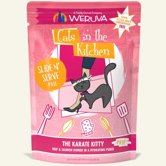 Cats in the Kitchen Slide Karate Kitty 3oz