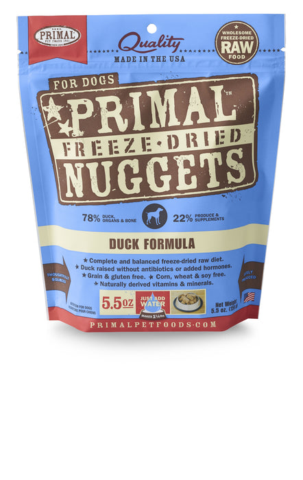 Primal Dog Freeze Dried Duck