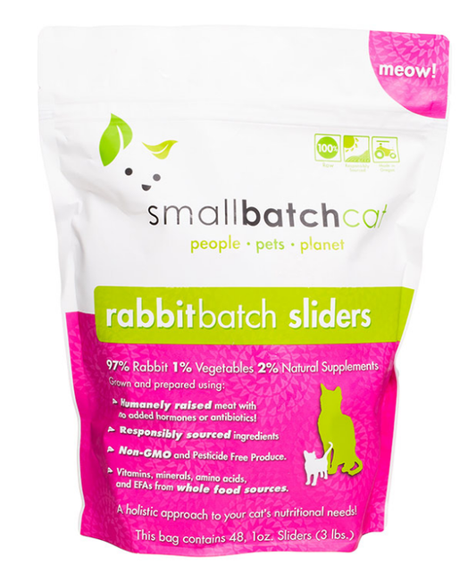 Small Batch Cat Raw Rabbit 3lb