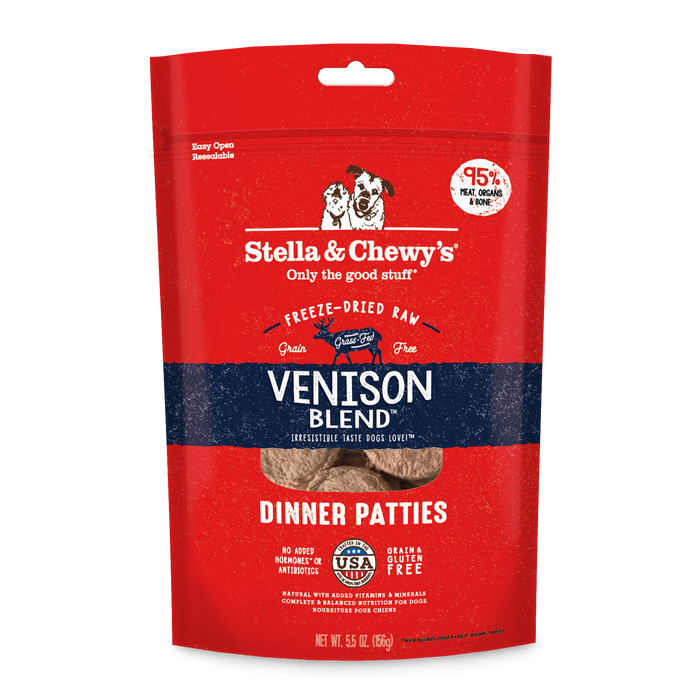 Stella & Chewy's Dog Freeze Dried Dinner Venison Blend 14oz