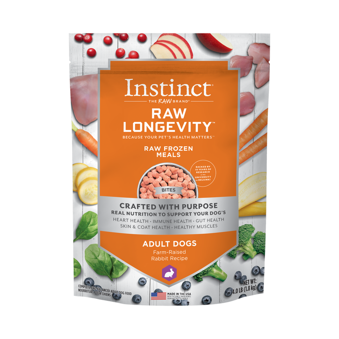 Instinct Dog Raw Longevity Adult Rabbit