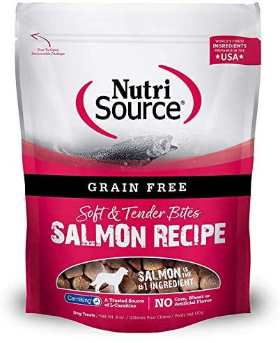 Nutrisource Soft & Tender Grain Free Bites Salmon 6oz