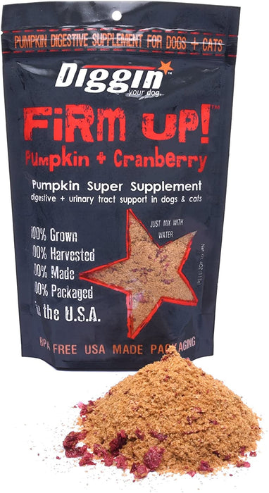 Diggin Your Dog Firm Up Pumpkin Cranberry 4oz