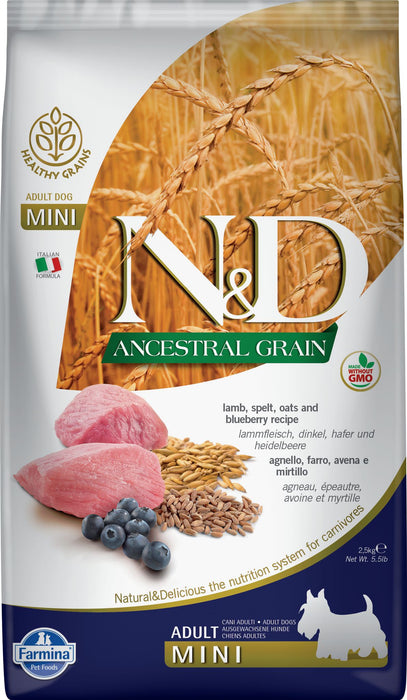 Farmina Dog Ancestral Grain Lamb & Blueberry