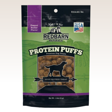 Red Barn Dog Puffs Peanut Butter 1.8oz