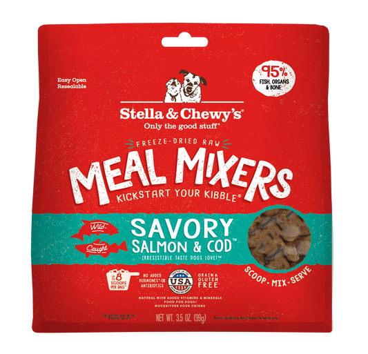 Stella & Chewy's Dog Freeze Dried Mixer Salmon & Cod