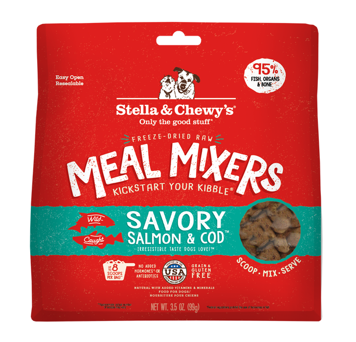 Stella & Chewy's Dog Freeze Dried Meal Mixers Salmon & Cod