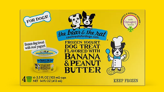 The Bear & The Rat Frozen Yogurt w/ Banana & Peanut Butter