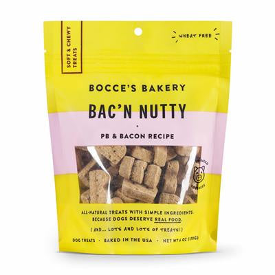 Bocce's Bakery Soft & Chewy Bac N' Nutty 6oz