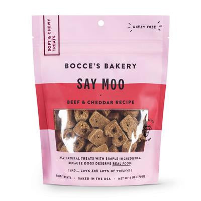 Bocce's Bakery Soft & Chewy Say Moo 6oz