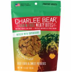 Charlee Bear Meaty Bites Beef Liver & Sweet Potato