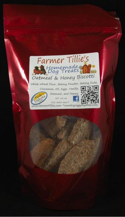 Farmer Tillie's Oatmeal & Honey Biscotti 12oz