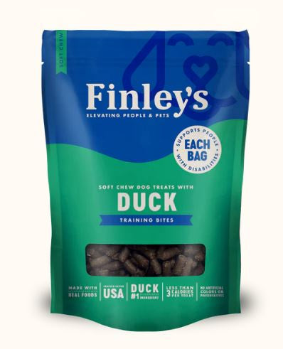 Finley's Trainer Bites Duck 6oz – Natural Pet Center