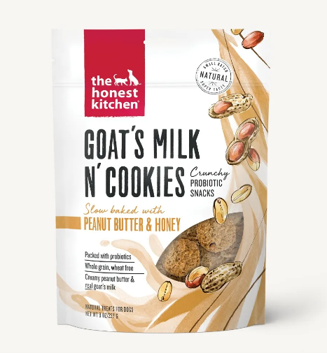 The Honest Kitchen Goat's Milk N' Cookies Peanut Butter & Honey  8oz