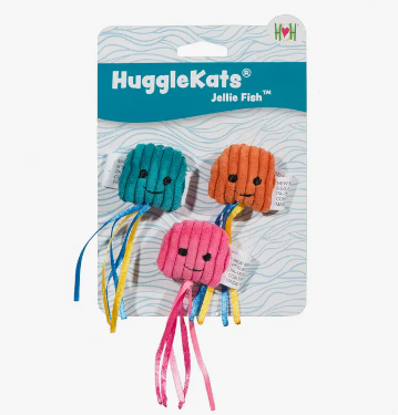 HuggleKats Jellie Fish 3pk