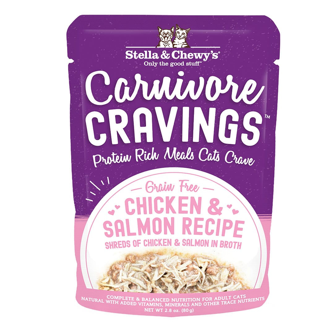 Stella & Chewy's Cat Carnivore Carvings Chicken & Salmon 2.8oz