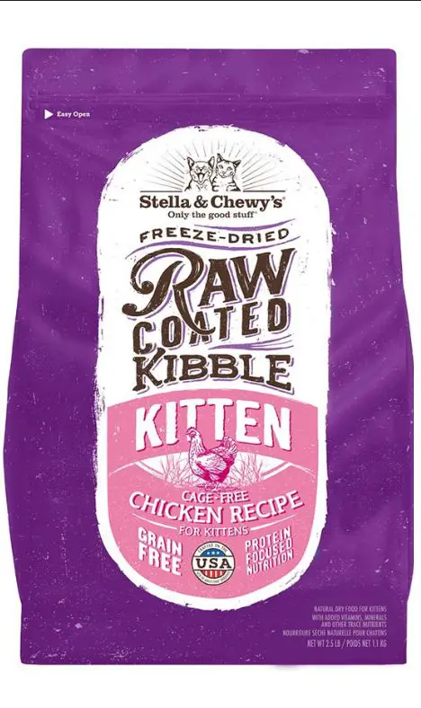 Stella & Chewy's Cat Raw Coated Kitten Cage Free Poultry