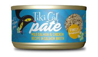 Tiki Cat Luau Pate' Salmon & Chicken 2.8oz