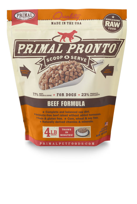 Primal Dog Raw Pronto Beef