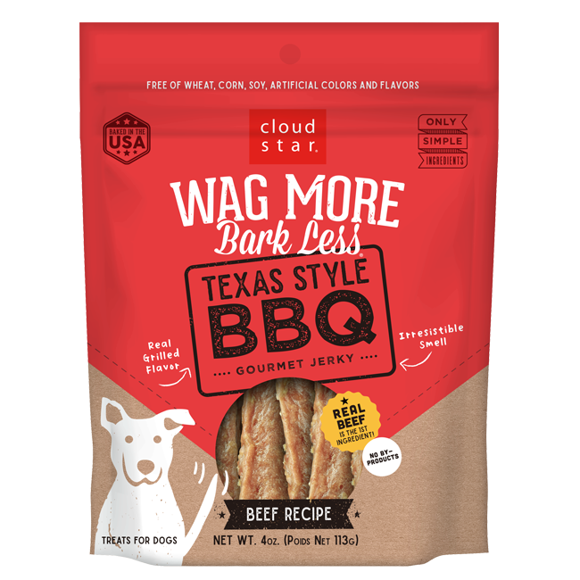 Wag More Bark Less Texas BBQ Jerky 10oz