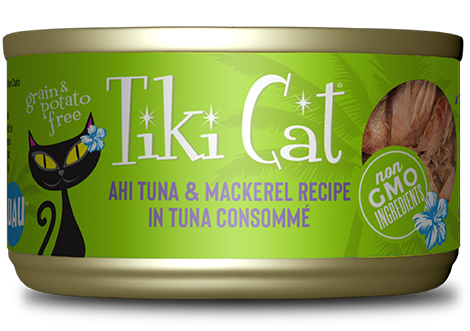 Tiki Cat Luau Tuna & Mackerel 2.8oz