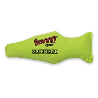 Yeowww Catnip Green Fish