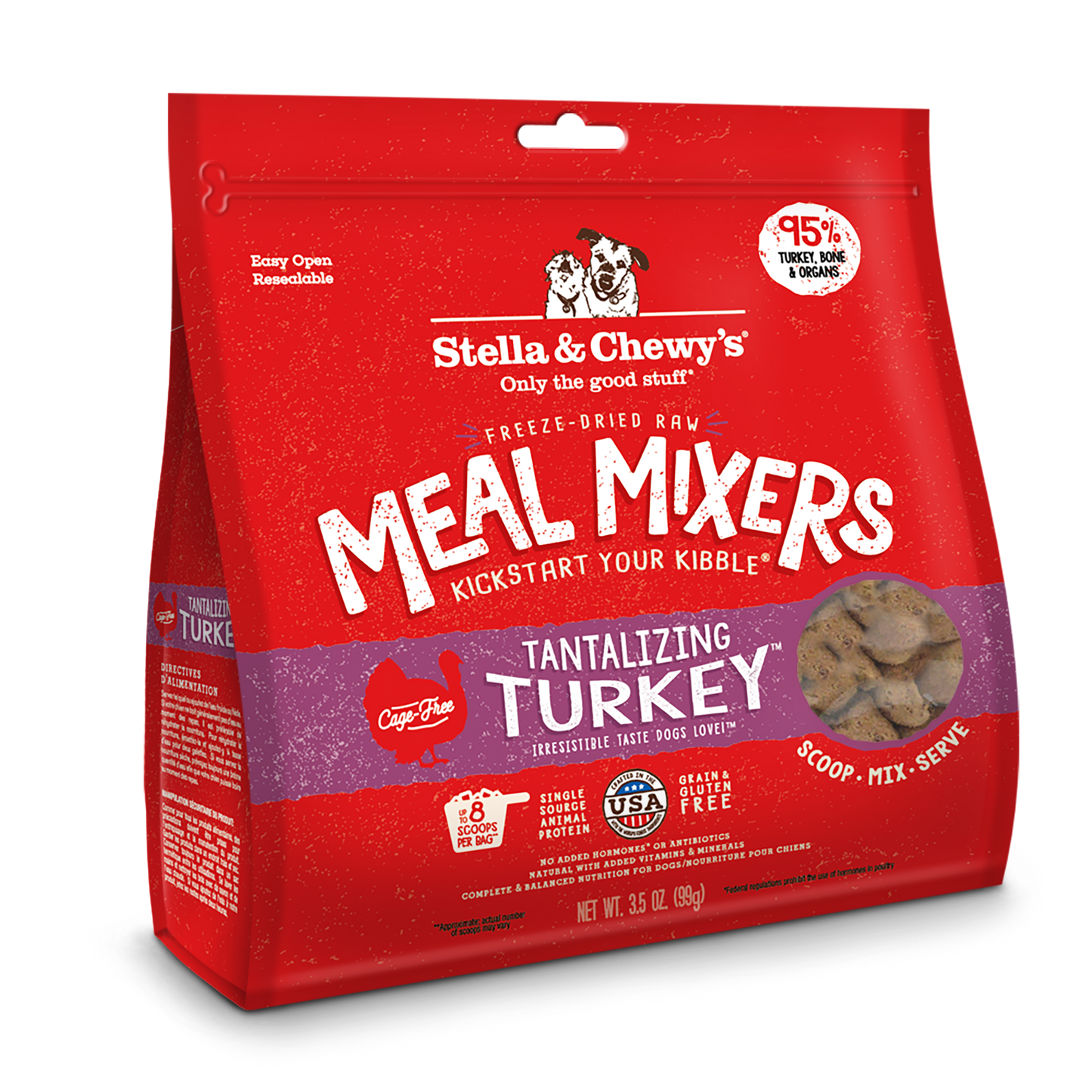 Stella & Chewy's Dog Freeze Dried Meal Mixers Turkey