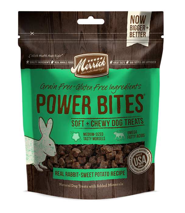 Merrick Power Bites Rabbit 6oz