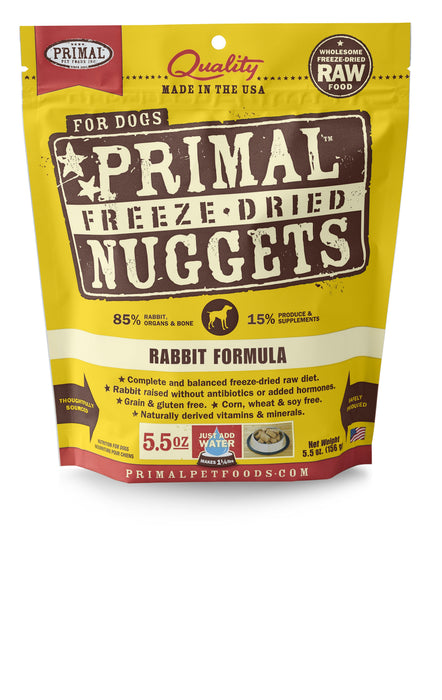 Primal Dog Freeze Dried Rabbit — Natural Pet Center