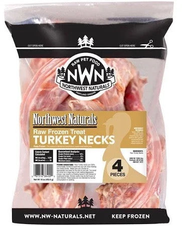 Northwest Naturals Frozen Turkey Necks 4cnt